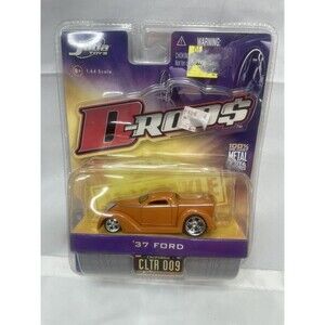 JADA TOYS D-RODS WAVE 1 '37 FORD ORANGE PAINT 1:64 DIE CAST *NEW*